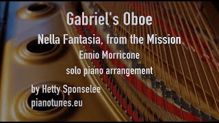 Gabriels Oboe piano solo pianotunes [upl. by Ailina]