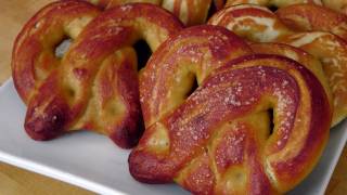 Homemade Soft Pretzels  Recipe by Laura Vitale  Laura in the Kitchen Episode 207 [upl. by Roye]