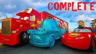 Lightning McQueen Mission Story of The FROZEN MATER Movie CARS 3 4 KIDS and DISNEY PIXAR Princess [upl. by Naaitsirhc]