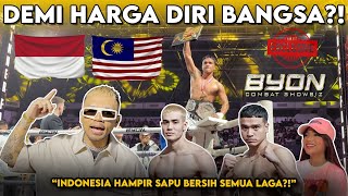 SADIS INDONESIA BANTAI MALAYSIA 81⁉ DI BALIK LAYAR BYON COMBAT 4‼ [upl. by Keldah]