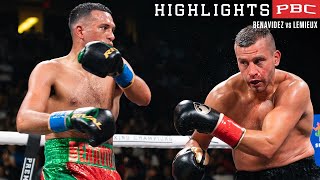 Benavidez vs Lemieux HIGHLIGHTS May 21 2022  PBC on Showtime [upl. by Okiam]