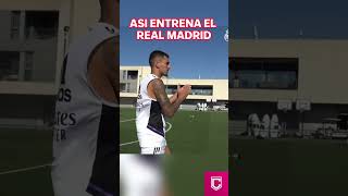 la tecnologia en el real madrid realmadrid barcelona futbol [upl. by Llenrahc234]