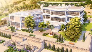 Contemporary School of Fine Arts  SIMS 4 Stop Motion Build  No CC [upl. by Ajam280]