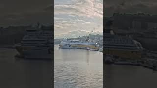 MS Mega Smeralda in Bastia corsica ferries [upl. by Anitnahs]