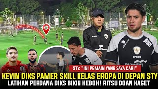 ASIA DIBIKIN KAGET Kevin Diks Pamer Skill Ke Shin Taeyong • Thom Haye KegiranganDoan heran Timnas [upl. by Zondra457]