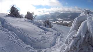 Bieszczady zimą  wyjście na Tarnicę [upl. by Atrim]