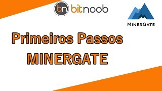 Como começar a minerar usando a MINERGATE [upl. by Hyde]