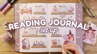 2024 Reading Journal Set Up ✨ [upl. by Ellertnom]