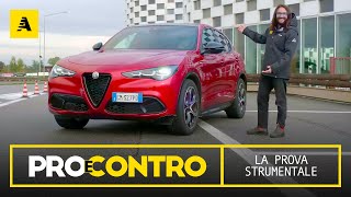 Alfa STELVIO restyling 2023 ne vale ancora la pena  PROVA STRUMENTALE  PRO e CONTRO [upl. by Annyahs]