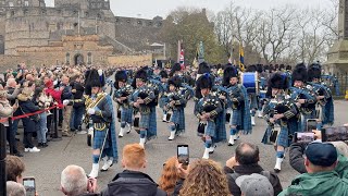 The Brave and Proud are Marching 2024 Remembrance Day Parade Edinburgh Scotland [upl. by Eisseb]