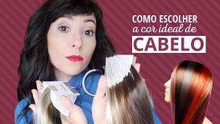 COMO ESCOLHER A COR DE CABELO IDEAL PRA VOCÊ  Coloração Pessoal [upl. by Acinelav]