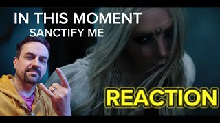 In This Moment  SANCTIFY ME OFFICIAL VIDEO reaction [upl. by Vladamar]