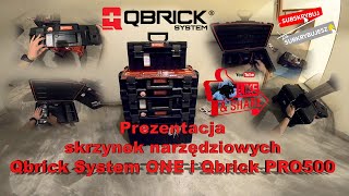 Prezentacja skrzynek narzędziowych Qbrick System ONE i Qbrick PRO500 [upl. by Rozalie]