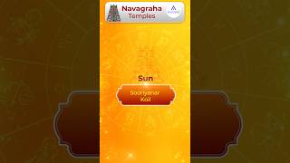 Names of the 9 Navagraha Temples  shorts shortsfeed spirituality astrology [upl. by Redla]