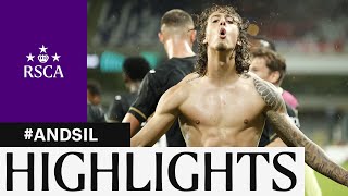 HIGHLIGHTS RSC Anderlecht  Silkeborg IF  20222023  First win in Europe [upl. by Adnwahsor]