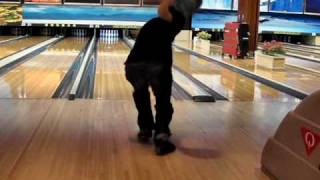 Bowling release in super slow motion  Jan 2010 [upl. by Ailec]