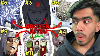 20 MOST BROKEN Naruto Jutsu Used Only Once 🔥  Daddy Vyuk [upl. by Millicent]