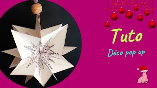 TUTO DECO NOEL 3 D facile à faire [upl. by Kalie]