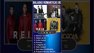 Baladas Romanticas de SIN BANDERA CAMILA REIK y RÍO ROMA EXITOS Sus Mejores Canciones shorts [upl. by Llezo]