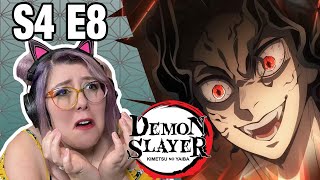 I CRIED AT DEMON SLAYER SEASON 4 EPISODE 8  Zamber Reacts [upl. by Curkell]