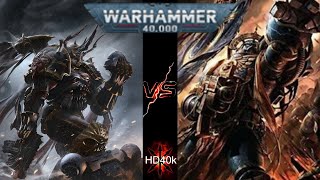 New Chaos Space Marines Vs Space Marines Warhammer 40k 2000 Point Battle Report [upl. by Haase]