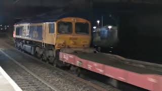 66784 6L35 Mossend Yard GBRf  Dagenham Docks GBRf 17th October 2024 [upl. by Lantha]