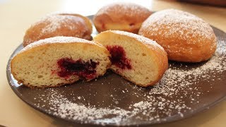 Berliner Krapfen berliner Pfannkuchen  Rezept  Sallys Welt [upl. by Landy]