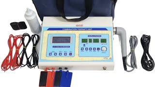 acco 4 in 1 Physiotherapy Combo Machine IFT TENS MS  US 1Mhz CM15M By MedicalBazzar [upl. by Ashman]