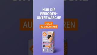 NUR DIE Periodenunterwäsche ALLES GEREGELT  aus BioBaumwolle mit bis zu 12 Stunden Auslaufschutz [upl. by Ahsla823]