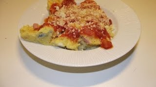 Ricetta Ritagli di polenta al sugo [upl. by Ateerys]