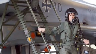 Erste weibliche Ausbilderin für KampfjetPiloten  Bundeswehr [upl. by Emearg33]