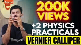 Plus Two Physics Practicals  Vernier Calliper  Eduport Plus Two [upl. by Nobie]