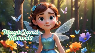 MagicLand Marvels Fae and the Crystal of Brilliance  Learning For Kids  AI Animations [upl. by Aidil669]