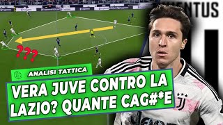 VERA JUVE CONTRO LA LAZIO  2  0   QUANTE CAG°E   Analisi Tattica [upl. by Ole]