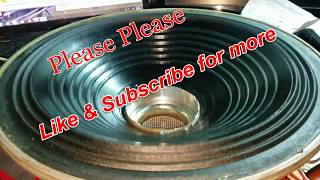 How to recone a speaker or recoil a speaker Please if i helped some how please leave a like [upl. by Irual330]