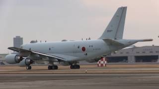 Kawasaki P1 Takeoff Japanese Antisubmarine patrol aircraft [upl. by Nnomae]