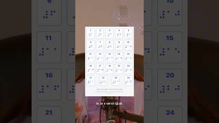 ¿Cómo ADAPTAR un CALENDARIO de ADVIENTO a BRAILLE [upl. by Kcirddor432]