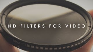 How To Get The Cinematic Look in Bright Sunlight ND Filters for Video Tutorial [upl. by Krum]