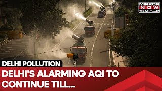 Delhi Pollution  Delhi’s Air Quality Nears ‘Severe ’ Level Schools Go Online  AQI  GRAP4 WATCH [upl. by Eitsyrc965]