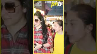 Manyata Dutt Spotted At Airport  shorts pressnewstvshorts pntvshorts [upl. by Akinahs168]