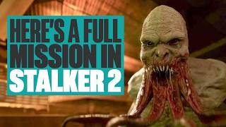 STALKER 2 Heart of Chornobyl  Full Mission Gameplay in 4K on PC [upl. by Frederico855]