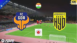 Hyderabad FC vs FC Goa  ISL India  Super League  Full Match  FC 25 Hindi Gameplay [upl. by Nolur]