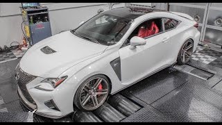 LEXUS RC F  650HP NITROUS Powered RCF Dyno 2019 [upl. by Eiznek563]