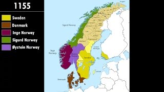 History of Scandinavia Every Year [upl. by Ycnay]