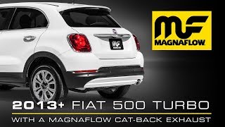 MagnaFlow Fiat 500 CatBack Exhaust Soundclip [upl. by Fernando]