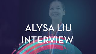 Alysa Liu USA  Interview  Lake Placid 2019 [upl. by Niltiac803]