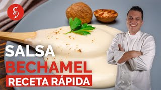 CÓMO HACER SALSA BECHAMEL FÁCIL Y RÁPIDO CON SIMÓN D´AVANZO [upl. by Nerha]