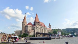 Transylvania Corvin Castle In Hunedoara Romania 4K [upl. by Hedgcock466]