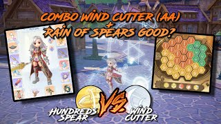 Rune Knight Spear advanced combo RoS with AA  Damage Comparison Hundred Spear vs Wind Cutter [upl. by Eerehc]