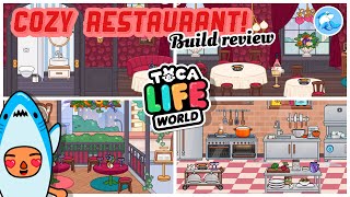 Toca Life World  Cozy Restaurant Build 🍽️ Home Designer 🥂 Review [upl. by Hamilah]